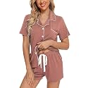 Senert Womens Pajamas Sets Short Sleeve Sleepwear Nursing Pj Set