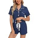 Senert Womens Pajamas Sets Short Sleeve Sleepwear Nursing Pj Set