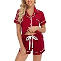 Senert Womens Pajamas Sets Short Sleeve Sleepwear Nursing Pj Set