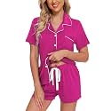 Senert Womens Pajamas Sets Short Sleeve Sleepwear Nursing Pj Set