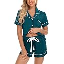 Senert Womens Pajamas Sets Short Sleeve Sleepwear Nursing Pj Set
