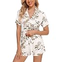 Senert Womens Pajamas Sets Short Sleeve Sleepwear Nursing Pj Set