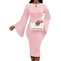 SeNight Women39s Elegant Dress Bodycon Work Business