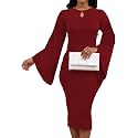 SeNight Women39s Elegant Dress Bodycon Work Business