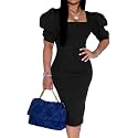 SeNight Women's High Waist Denim Mini Skirt Frayed Hem Stretchy