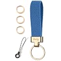 Car Keychain, Stretchy Key Holder, Original Elastic Anti-Drop Design Finger Lanyard Strap