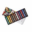 Sennelier Extra Soft Blue Pastel Set Of 12 Ideal For Textured Pastel Paper, Sanded Boards, Primed Canvas; Use With Blending Tools &amp; Fixatives