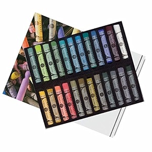 sennelier extra soft pastel set of 24 - landscape blue