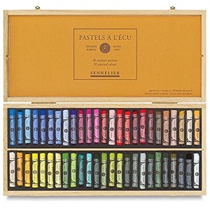 sennelier extra soft pastel set of 50 - assorted