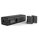 Sennheiser Profile Wireless All-in-One Microphone System (2TX + 1RX) with Multi-Function Charging Bar, Internal Recording & Safety Track, Compatible with iPhone, Android, Camera & Laptop