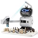 SenseRobot AI Chess Robot with Robotic Arm, Electronic Chess Board for Kids & Adults, 25 AI Levels, 1200+ Exercises, Voice Coaching, Lichess Integration, Wi-Fi OTA Updates