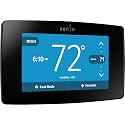 Sensi Touch Smart Thermostat by Emerson with Touchscreen Color Display, Programmable, Wi-Fi, Mobile App, Easy DIY, Data Privacy, Works with Alexa, Energy Star Certified, ST75 - Black, C-Wire Required