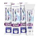 Sensodyne Clinical Repair Whiten & Shine Toothpaste, 3.4 oz (3 Pack)