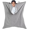 Yxmeiguo Sensory Body Sock for Kids, Full Body Sock Wrap for Autistic Children to Relieve Stress, Relaxing Sensory Compression Body Sack for Kids Sensory Processing Disorder for Kids Teen Adult, Gray