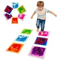edusense Liquid Sensory Floor Tiles Non-Slip Autism Home&amp;Classroom Play 3+