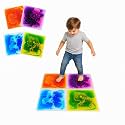 edusense Liquid Sensory Floor Tiles Non-Slip Autism Home&amp;Classroom Play 3+