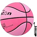 Senston Size 5/6/7 Outdoor Basketball Premium Grip with Pump for Men Women