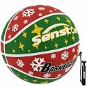 Senston Size 5/6/7 Outdoor Basketball Premium Grip with Pump for Men Women
