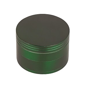 separate way classic metallic herb crusher grinder medium with honey dust filter with 4 part green 52mm