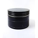 SEPARATE WAY Classic Metallic Herb Crusher, Grinder Medium with Honey Dust Filter with 4 Part (Black, 52MM)