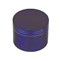 SEPARATE WAY Classic Metallic Herb Crusher, Grinder Medium with Honey Dust Filter with 4 Part (Blue, 52MM)