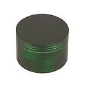 SEPARATE WAY Classic Metallic Herb Crusher, Grinder Medium with Honey Dust Filter with 4 Part (Green, 52MM)
