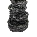 Sepborn Water Fountain Outdoor Big Size Garden 3 Step Ganesha Water Fountain, Resin, Decoration Gifting Item with LED Lights Water Pump