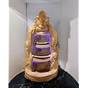 Sepborn Water Fountain Outdoor Big Size Garden 3 Step Ganesha Water Fountain, Resin, Decoration Gifting Item with LED Lights Water Pump