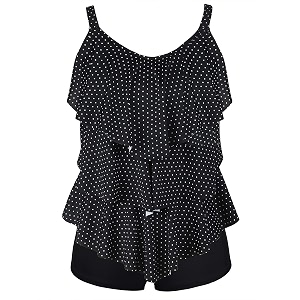 septangle women39s tankini swimsuit two pieces set ruffle swimwear bathingsuit with boyshort