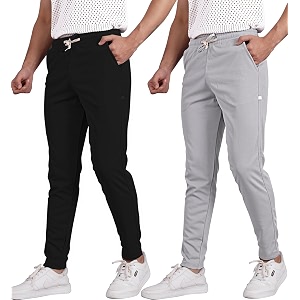 Septem Mens Cotton Blend Track Pants for