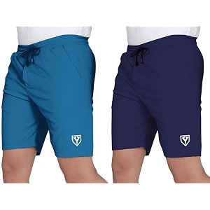 Septem Mens Lycra Blend Shorts with Stylish