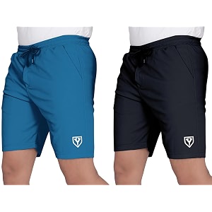 Septem Mens Lycra Blend Shorts with Stylish