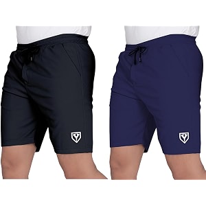 Septem Mens Lycra Blend Shorts with Stylish