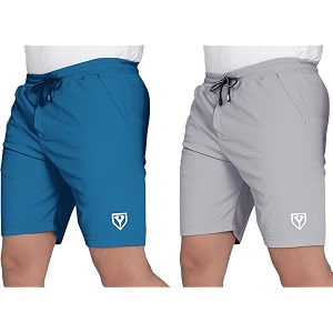 Septem Mens Lycra Blend Shorts with Stylish