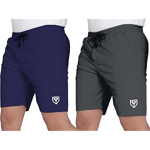 Septem Mens Lycra Blend Shorts with Stylish