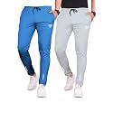 Septem Men's Polyster Track Pants for Active Lifestyles, Stylish Design Comfortable and Versatile Active Wear Combo Pack of 2