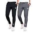 Septem Men's Polyster Track Pants for Active Lifestyles, Stylish Design Comfortable and Versatile Active Wear Combo Pack of 2