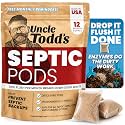 Septic Tank Treatment Pods, Enzyme & Live Bacteria, 12 Month Supply, 12 Ct