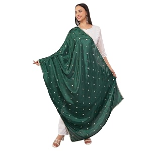 multicolor chinnon sequins butti dupatta for women