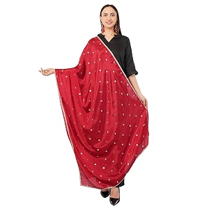 multicolor chinnon sequins butti dupatta for women