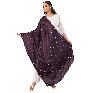 multicolor chinnon sequins butti dupatta for women
