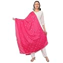 Multicolor Chinnon Sequins Butti Dupatta for Women