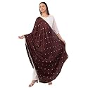 Multicolor Chinnon Sequins Butti Dupatta for Women