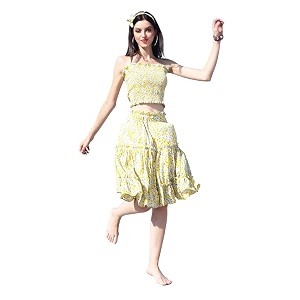 Sera Polyester Western Skirt