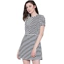 Sera Navy Striper Dress