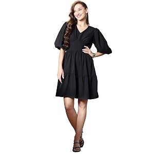 SERA Womens Polyester Fit and Flare Standard