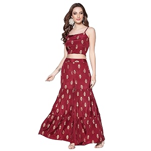 SERA Womens Silk Fit and Flare Full
