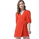 Sera Womens Tie Knot Dress