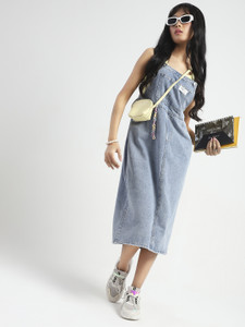 sera women blue dungaree