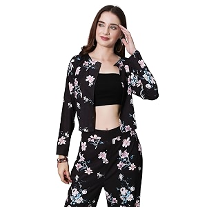 Sera Women Casual Open Front Crop Shrug